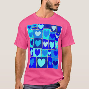 Camiseta Estuche de teléfono Blue Hearts