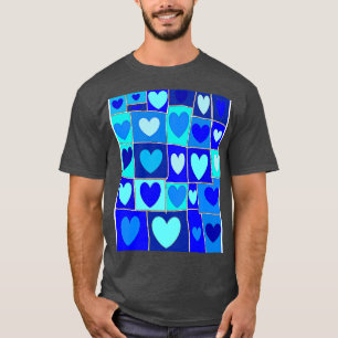 Camiseta Estuche de teléfono Blue Hearts 1