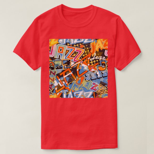 Camiseta Estuche de teléfono del Pegatina de jazz (Diseño del anverso)