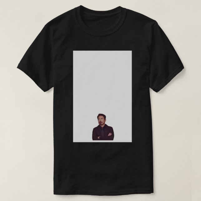 Camiseta estuche para iPhone de robert downey jr eye roll (Diseño del anverso)