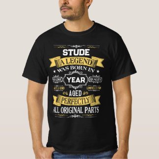 Camiseta ESTUDIA Un Leyenda Nació en Año