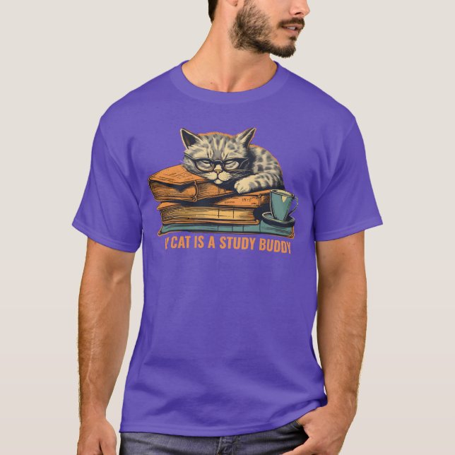 Camiseta Estudiando el regalo de arte para el ilustracion d (Anverso)