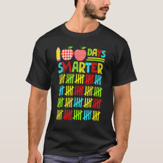 Camiseta Estudiante 100 Días Más Inteligente Feliz 100º Día
