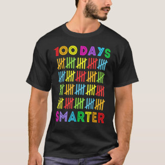 Camiseta Estudiante 100 Días Más Inteligente Feliz 100º Día