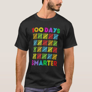 Camiseta Estudiante 100 Días Más Inteligente Feliz 100º Día
