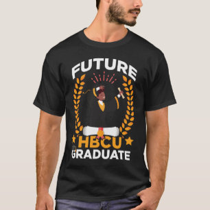 Camiseta Estudiante africano negro de la futura graduación 