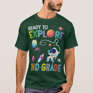 Camiseta Estudiante Astronauta De Vuelta Al Colegio Listo P