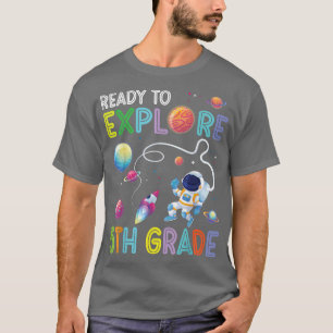 Camiseta Estudiante Astronauta De Vuelta Al Colegio Listo P