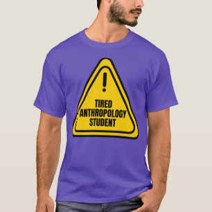 Camiseta Estudiante Cansado de Antropología