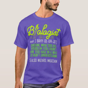 Camiseta Estudiante científico biólogo divertida de biologí