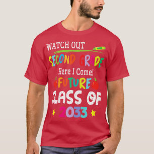 Camiseta Estudiante Cuidado Segundo Grado Que Llego A Clase
