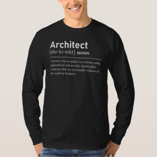 Camiseta Estudiante de Arquitectura de Definición de Arquit