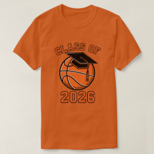 Camiseta Estudiante de baloncesto de último año 2026 Clase
