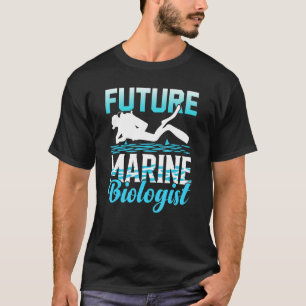 Camiseta Estudiante de biología de la vida oceánica del fut