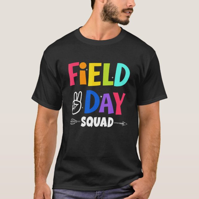 Camiseta Estudiante de Chicas de niños de campo del Día del (Anverso)
