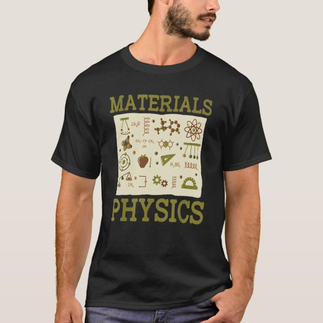Camiseta Estudiante de Ciencias Físico Física Aplicada Mate (Anverso)