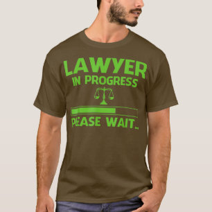 Camiseta Estudiante De Derecho En Curso Divertido