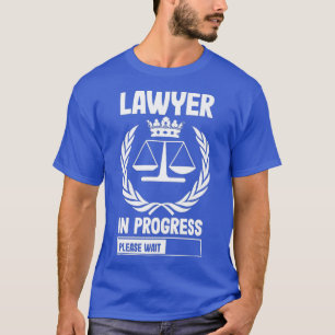 Camiseta Estudiante De Derecho En Curso Divertido