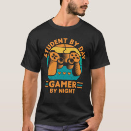 Camiseta Estudiante De Día Jugador De Noche, Graduado Jugan