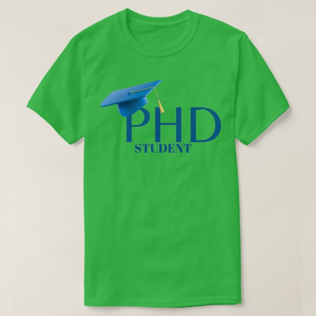 Camiseta Estudiante de doctorado 14 (Diseño del anverso)