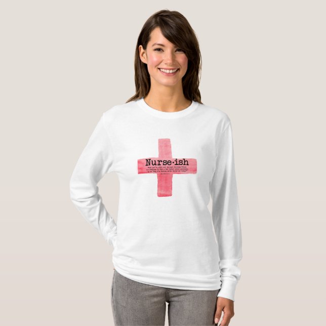 Camiseta Estudiante de Enfermería de enfermería (Anverso completo)