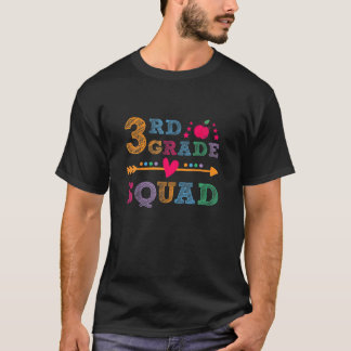 Camiseta Estudiante De Escuadrón De 3er Grado Regresa A La
