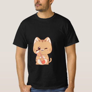 Camiseta estudiante de gatito lindo   diseño de los amantes