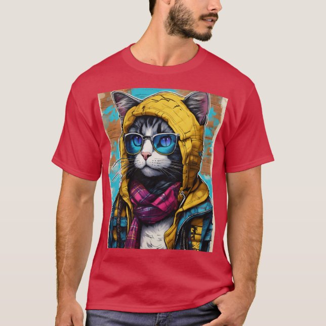 Camiseta Estudiante De Gato (Anverso)