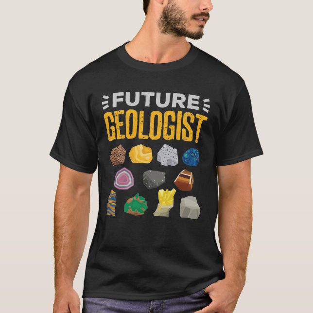 Camiseta Estudiante de Geología del Futuro Geólogo (Anverso)