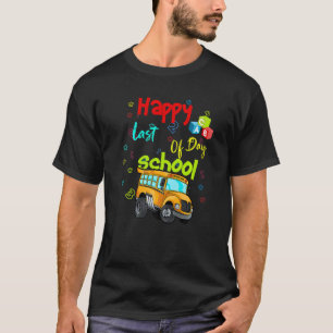 Camiseta Estudiante De Hospedaje De Autobús Escolar Feliz Ú