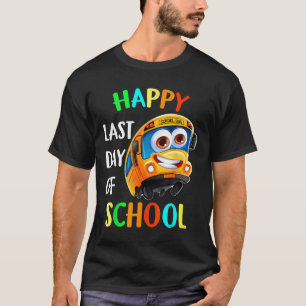 Camiseta Estudiante De Hospedaje De Autobús Escolar Feliz Ú
