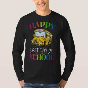 Camiseta Estudiante De Hospedaje De Autobús Escolar Feliz Ú