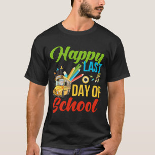 Camiseta Estudiante De Hospedaje De Autobús Escolar Feliz Ú
