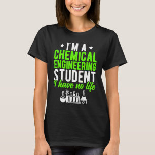 Camiseta Estudiante de Ingeniería Química Futuro Ingeniero