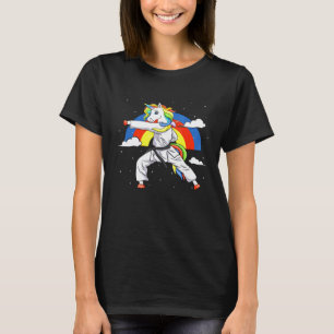 Camiseta Estudiante de Karate Unicornio Maestro Profesor Ka