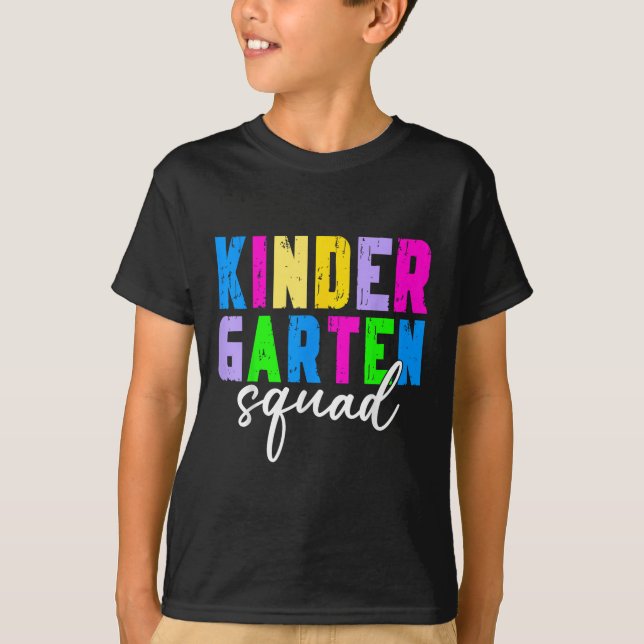 Camiseta Estudiante de kindergarten, escuadrón de profesore (Anverso)