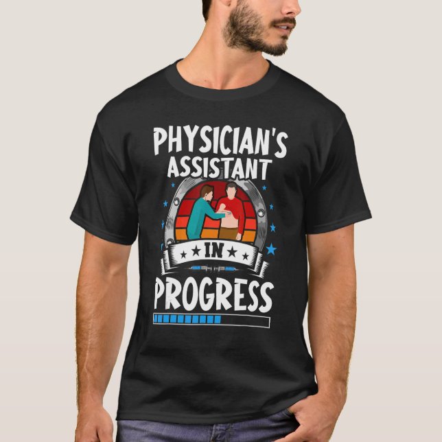 Camiseta Estudiante de la carrera de asistente médico en cu (Anverso)