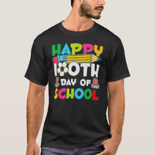 Camiseta Estudiante De La Escuela De Mochila De Lápiz 100 D