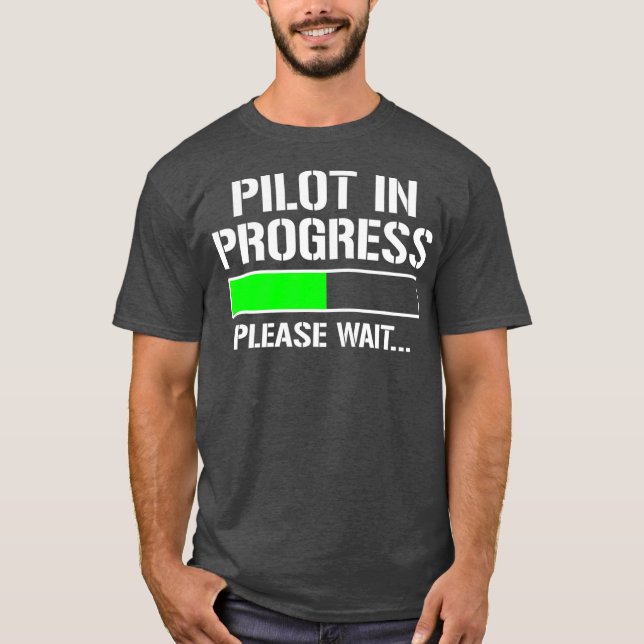 Camiseta Estudiante De La Escuela De Vuelos Graciosa Piloto (Anverso)