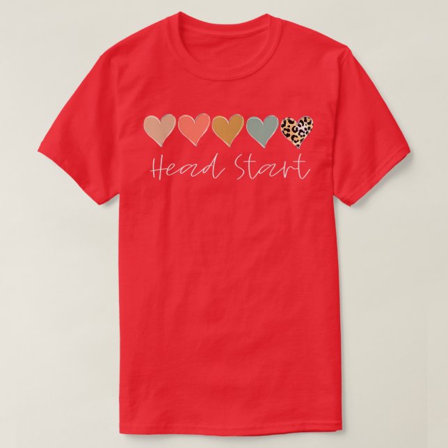 Camiseta Estudiante de Leopard Heart Teacher, vuelve a empe (Diseño del anverso)