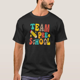 Camiseta Estudiante de preescolar Leopard Team First Day O