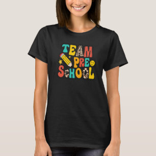 Camiseta Estudiante de preescolar Leopard Team First Day O