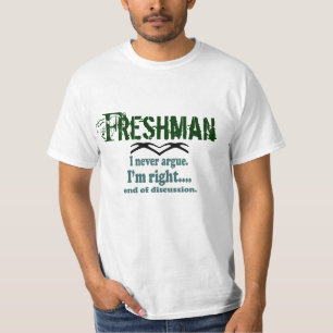 Camiseta Estudiante de primer año