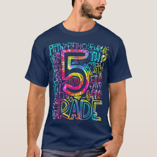 Camiseta Estudiante De Quinto Grado De Enseñanza De Tye De 
