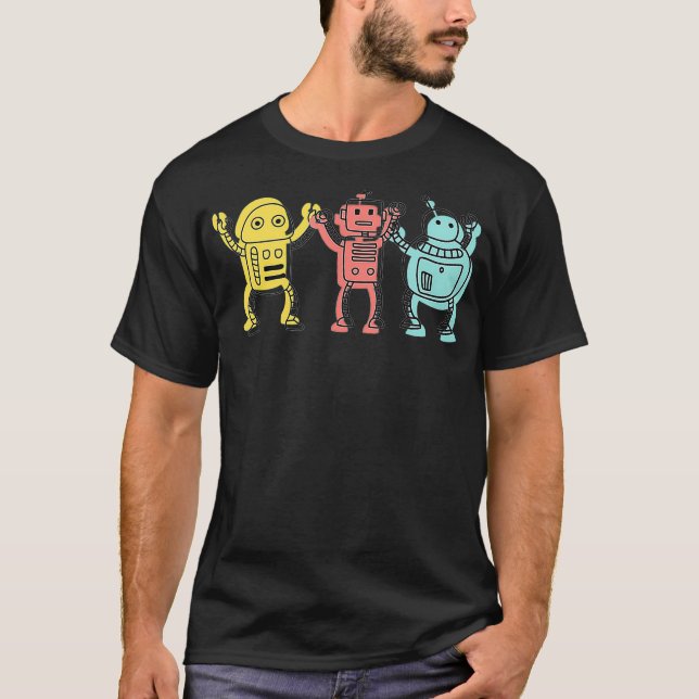 Camiseta Estudiante de Robótica de Ciencia Robótica Robótic (Anverso)