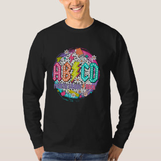 Camiseta Estudiante de rock de cuarto grado de ABCD feliz d
