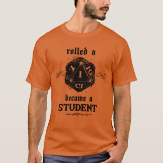 Camiseta Estudiante de Roll desafortunado