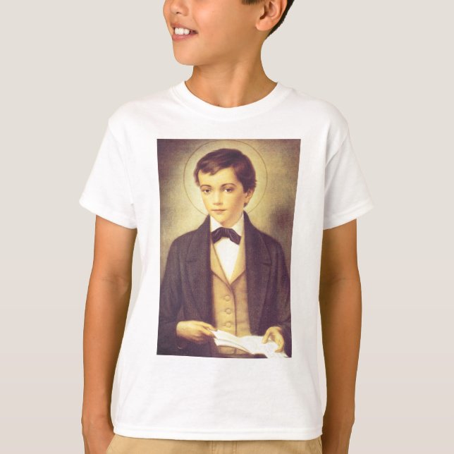 Camiseta Estudiante de Savio de Santo Domingo de John Bosco (Anverso)
