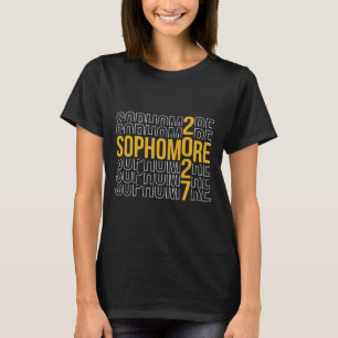 Camiseta Estudiante de segundo año 2027 Regreso a la escuel