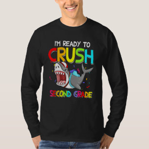 Camiseta Estudiante de segundo grado de Guay Shark I m Read